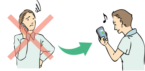LINEチャットでスピード対応イメージ