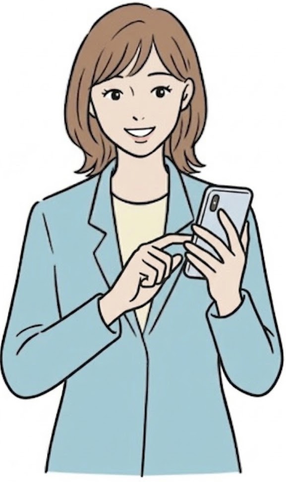LINEチャットでスピード対応イメージ